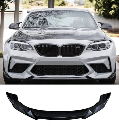 1973🔥SPLITTER ANTERIORE NERO LUCIDO ADATTO PER BMW SERIE 2 M2 (2016–2020)🔥