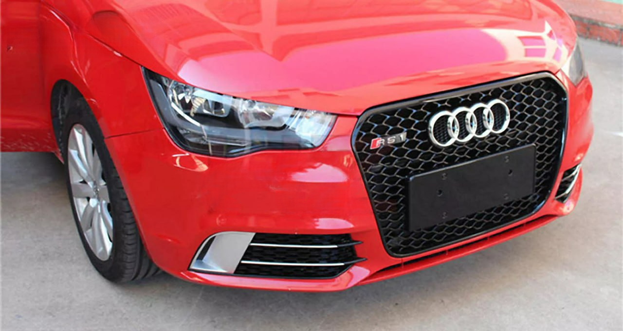 💎GRIGLIA FENDINEBBIA ADATTA PER A1 8X 2010-2015 LOOK RS1 NERO PROFILI SATINATI