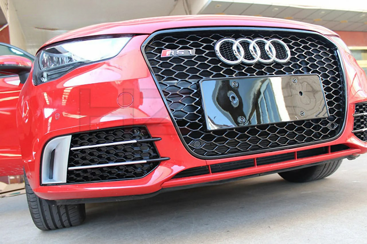 💎GRIGLIA FENDINEBBIA ADATTA PER A1 8X 2010-2015 LOOK RS1 NERO PROFILI SATINATI