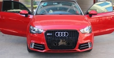 💎GRIGLIA FENDINEBBIA ADATTA PER A1 8X 2010-2015 LOOK RS1 NERO PROFILI SATINATI