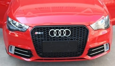 💎GRIGLIA FENDINEBBIA ADATTA PER A1 8X 2010-2015 LOOK RS1 NERO PROFILI SATINATI