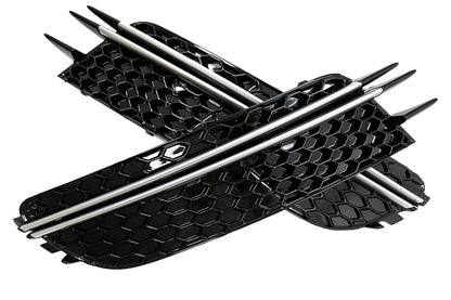 💎FOG LIGHT GRILLE SUITABLE FOR AUDI A6 4G C7 2012-2015 STANDARD RS LOOK💎