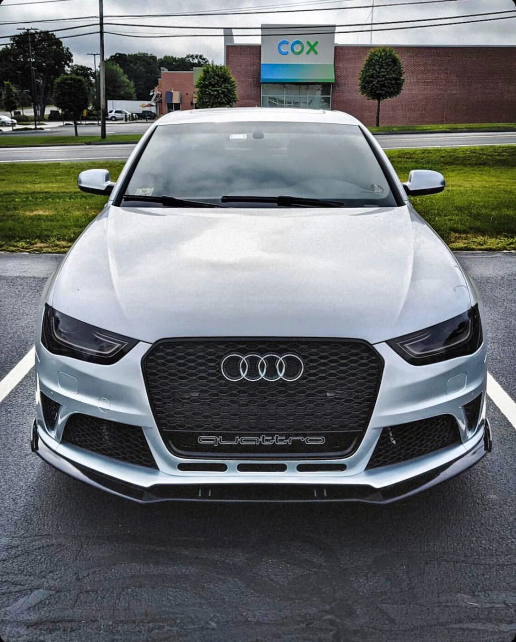 💎PARAURTI ANTERIORE ADATTO PER AUDI A4 B8 2012-2015 LOOK RS4💎