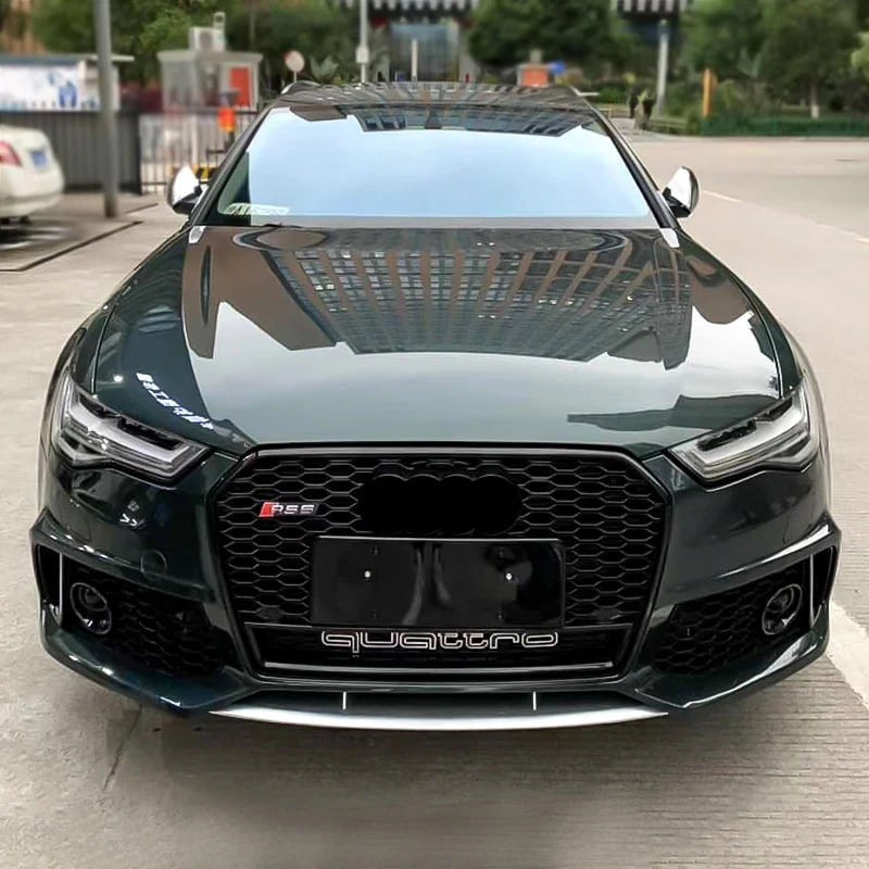 💎FRONT BUMPER SUITABLE FOR AUDI A6 4G C7 2012-2015 RS4 LOOK IN CARBON💎
