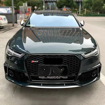 💎FRONT BUMPER SUITABLE FOR AUDI A6 4G C7 2012-2015 RS4 LOOK IN CARBON💎