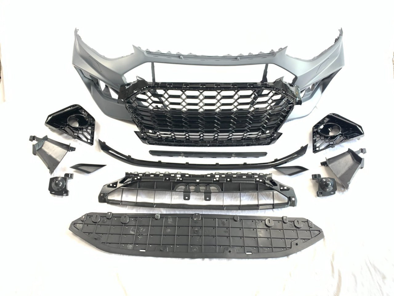 💎FRONT BUMPER SUITABLE FOR AUDI A4 B9 LIFT 2019-2021 RS4 LOOK💎