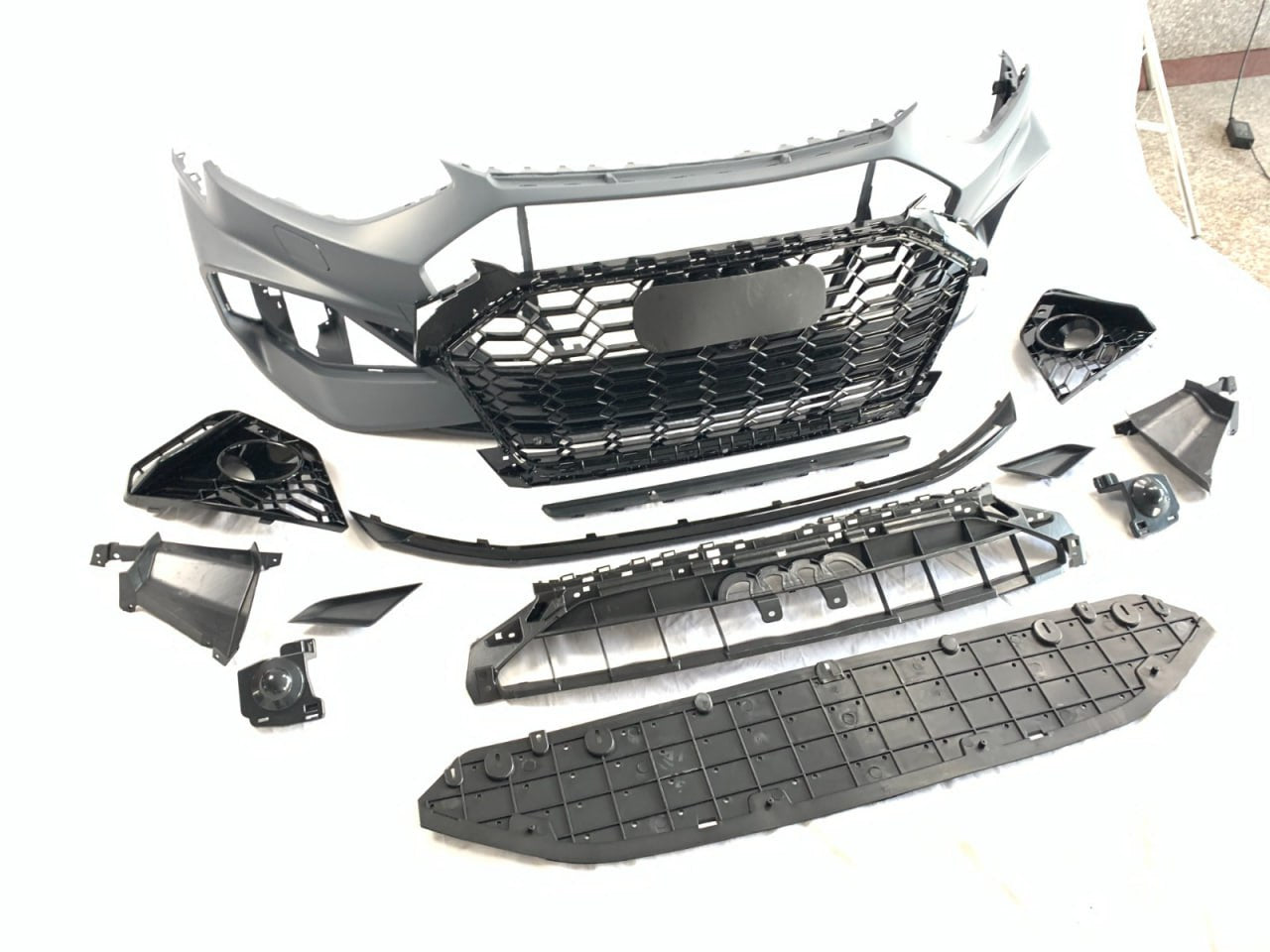 💎FRONT BUMPER SUITABLE FOR AUDI A4 B9 LIFT 2019-2021 RS4 LOOK💎