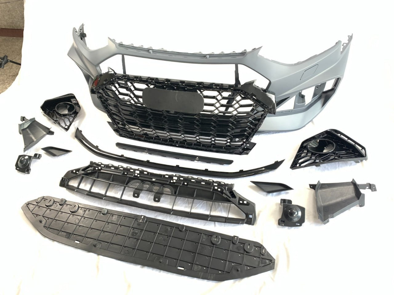 💎FRONT BUMPER SUITABLE FOR AUDI A4 B9 LIFT 2019-2021 RS4 LOOK💎