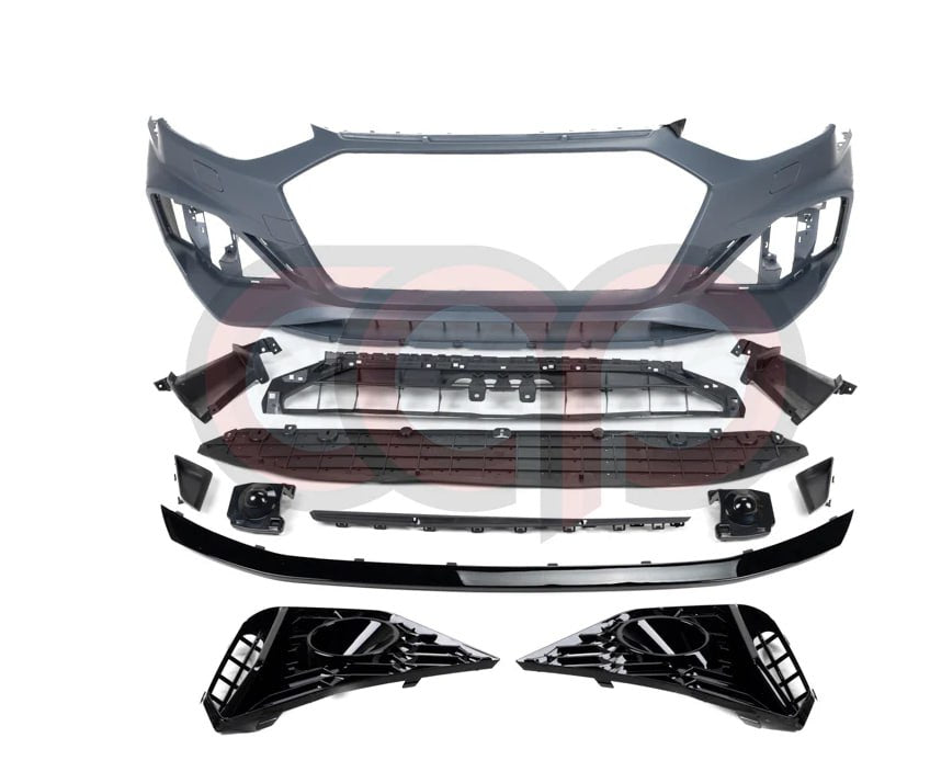 💎FRONT BUMPER SUITABLE FOR AUDI A4 B9 LIFT 2019-2021 RS4 LOOK💎