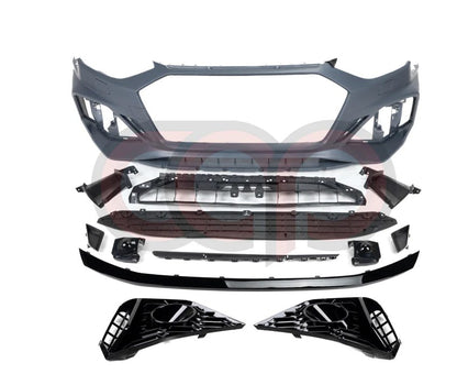 💎FRONT BUMPER SUITABLE FOR AUDI A4 B9 LIFT 2019-2021 RS4 LOOK💎