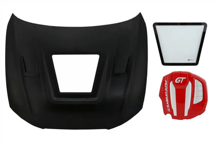 💎HOOD FOR AUDI A5 2012-2015 GT LOOK GLASS AND ENGINE COVER💎