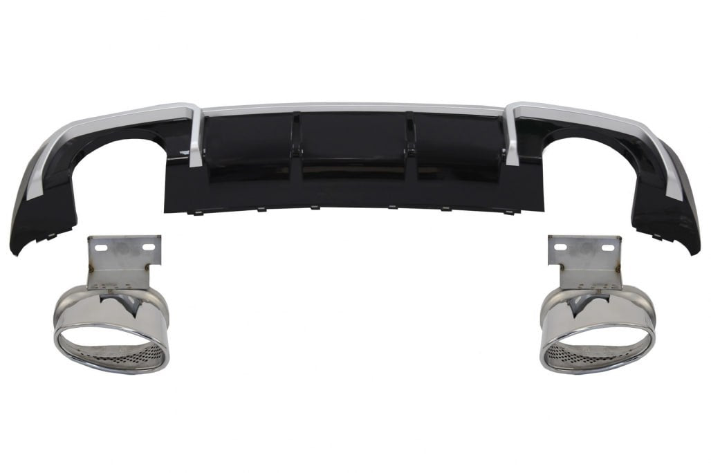 💎DIFFUSER SUITABLE FOR AUDI A3 8V 2016-2020 GLOSSY BLACK SATIN PROFILES💎