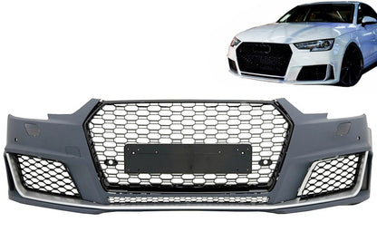 💎FRONT BUMPER SUITABLE FOR AUDI A4 B9 2016-2019 RS4 LOOK TUNING💎