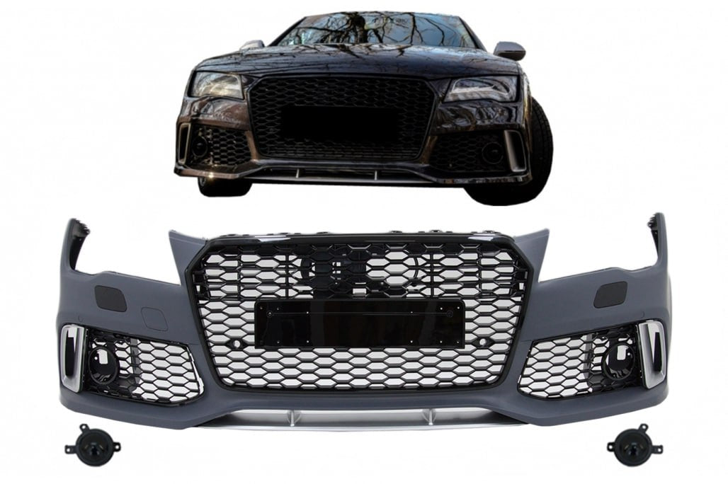 💎FRONT BUMPER SUITABLE FOR AUDI A7 4G 2010-2014 RS7 LOOK💎