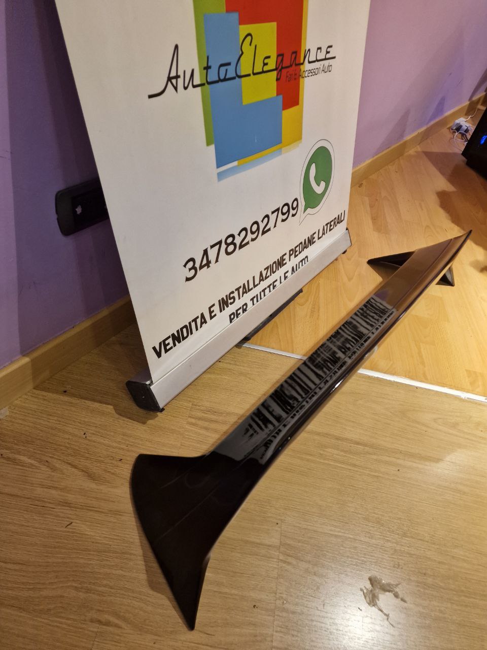 add on roof spoiler suitable for vw golf 8 hatchback mk8 mqb (2020-up) piano black