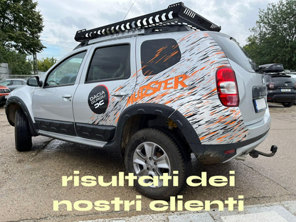 🔥PROTECTION KIT + MUDGUARDS SUITABLE FOR DACIA DUSTER 2010-2017 MATT BLACK🔥