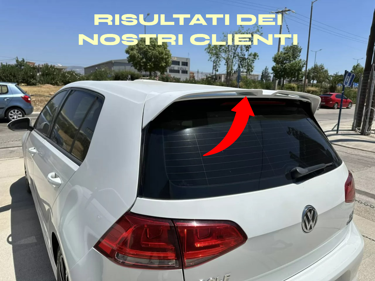 ✨SPOILER ADATTO PER VW GOLF 7 E 7.5 GTI R RLINE LOOK OETTINGER GREZZO✨