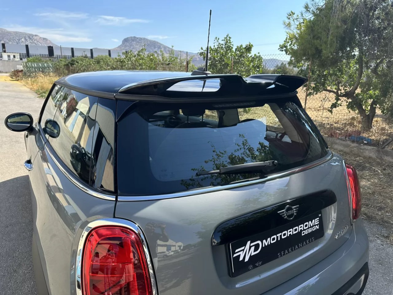 ✨Spoiler Tetto ADATTO PER Mini F55 F56 Cooper S NERO LUCIDO✨