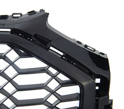 🟢GRILLE SUITABLE FOR AUDI Q5 2020+ RSQ5 LOOK GLOSSY BLACK🟢