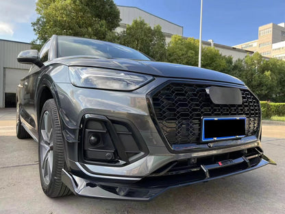 🟢GRILLE SUITABLE FOR AUDI Q5 2020+ RSQ5 LOOK GLOSSY BLACK🟢