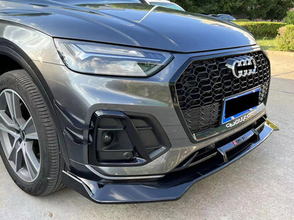 🟢GRILLE SUITABLE FOR AUDI Q5 2020+ RSQ5 LOOK GLOSSY BLACK🟢