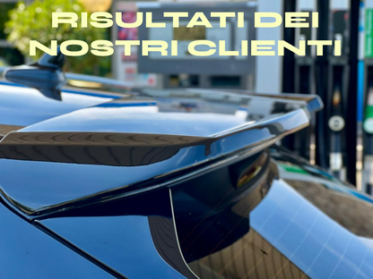 ROOF SPOILER SUITABLE FOR AUDI A6 C8 AVANT 2018+ RS6 LOOK GLOSSY BLACK