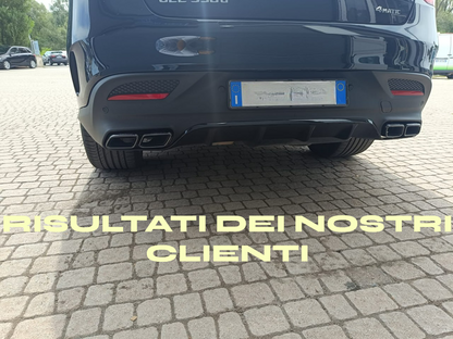 💎DIFFUSER FOR GLE C292 COUPE 2015-2018 AMG LOOK GLE63 BLACK + TERMINALS💎