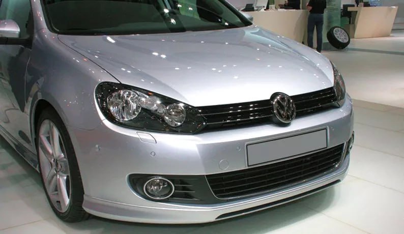 💎UNDER BUMPER SUITABLE FOR VW GOLF 6 STANDARD ABT LOOK RAW💎