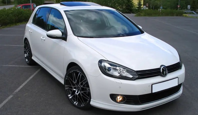 💎UNDER BUMPER SUITABLE FOR VW GOLF 6 STANDARD ABT LOOK RAW💎