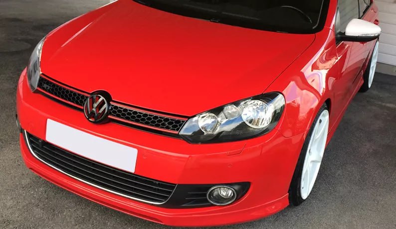 💎UNDER BUMPER SUITABLE FOR VW GOLF 6 STANDARD ABT LOOK RAW💎