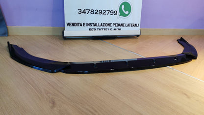 SPLITTER suitable for GOLF 8 STANDARD GLOSSY BLACK in 3 PIECES