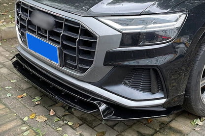 ✨GLOSSY BLACK SPLITTER suitable for audi Q8 2018-2024 S-line SQ8 ✨