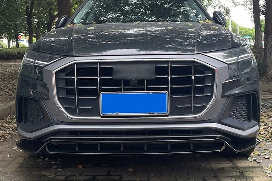 ✨GLOSSY BLACK SPLITTER suitable for audi Q8 2018-2024 S-line SQ8 ✨