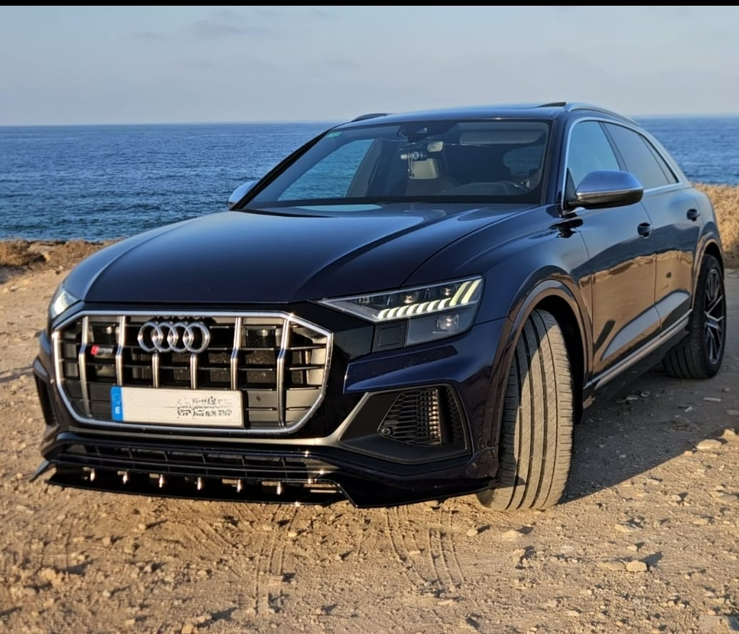 ✨GLOSSY BLACK SPLITTER suitable for audi Q8 2018-2024 S-line SQ8 ✨