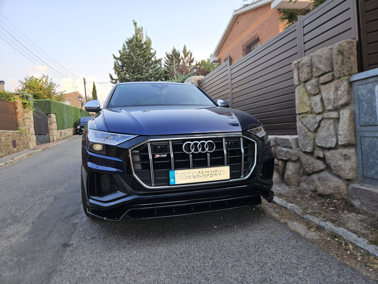 ✨GLOSSY BLACK SPLITTER suitable for audi Q8 2018-2024 S-line SQ8 ✨
