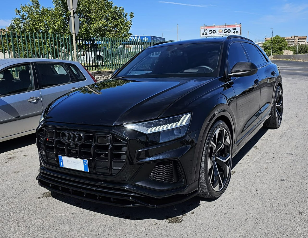 ✨GLOSSY BLACK SPLITTER suitable for audi Q8 2018-2024 S-line SQ8 ✨