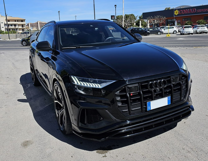 ✨GLOSSY BLACK SPLITTER suitable for audi Q8 2018-2024 S-line SQ8 ✨