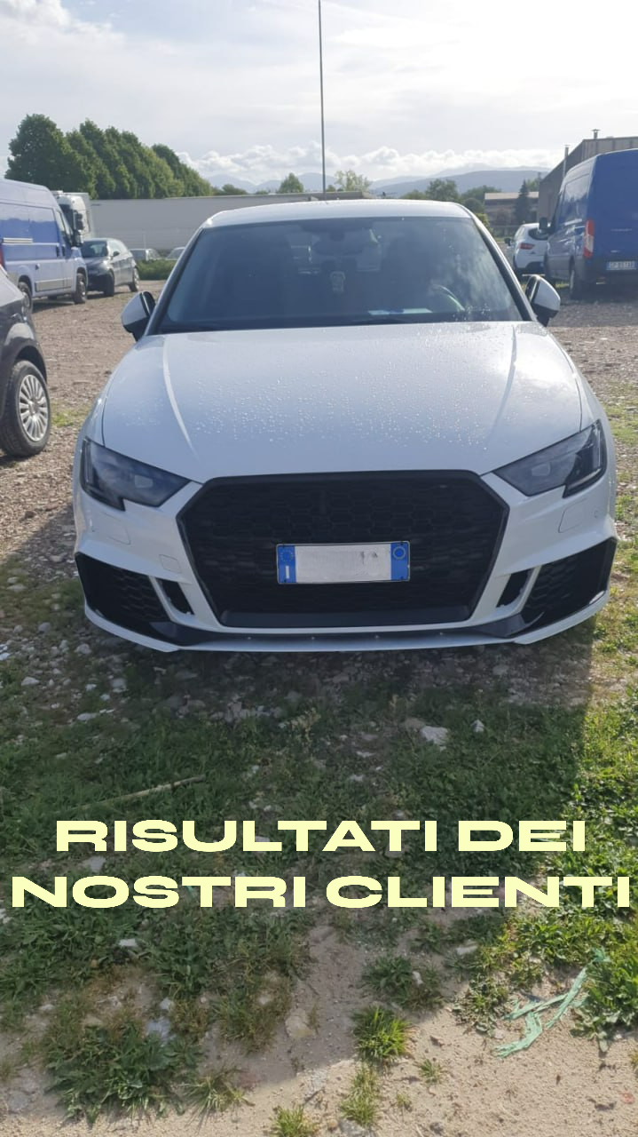 ✨PARAURTI ANTERIORE ADATTO PER AUDI A3 8V 2017-2020 HATCHBACK LOOK RS3✨