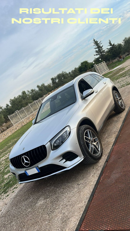 ✨GRIGLIA ANTERIORE MERCEDES GLC C253 X253 2015-2018 CALANDRA NERA BLACK EDITION✨