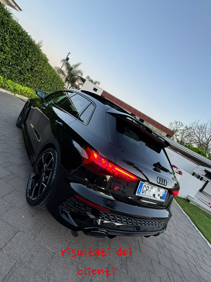 ✨SPOILER SUITABLE FOR AUDI A3 8Y 2020+ GLOSSY BLACK LOOK SPORTY DESIGN✨ 