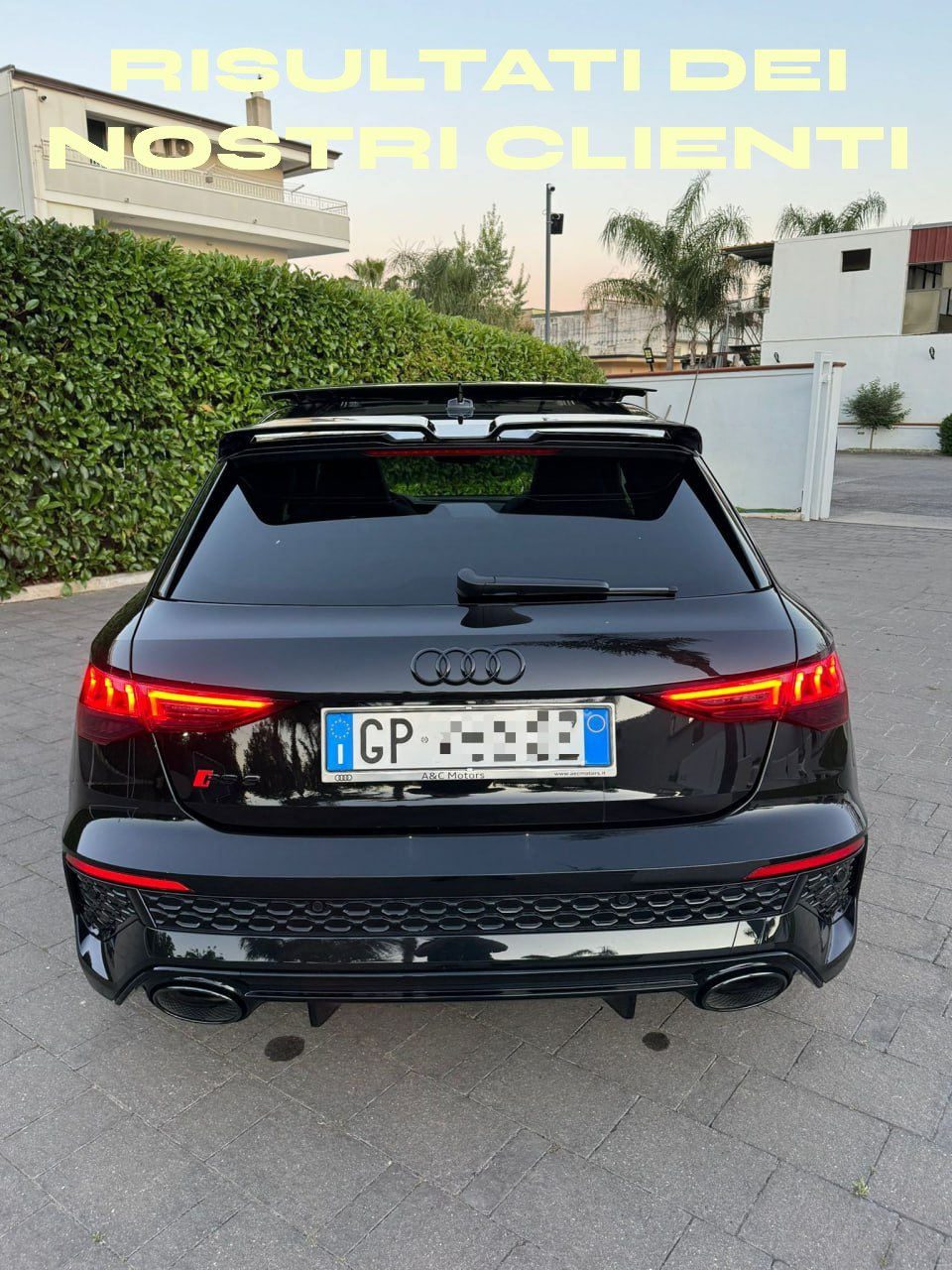 ✨SPOILER SUITABLE FOR AUDI A3 8Y 2020+ GLOSSY BLACK LOOK SPORTY DESIGN✨ 