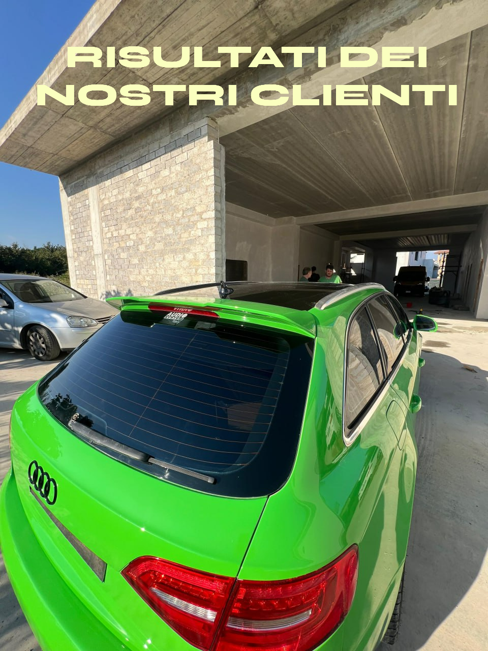 ✨SPOILER ADATTO PER AUDI A4 B8 AVANT STILE RS-4 GREZZO✨