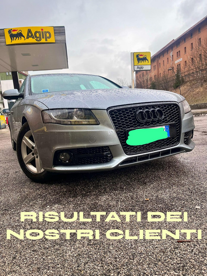 ✨GRIGLIA ANTERIORE AUDI A4 B8 2008 al 2012 AVANT BERLINA NERA NIDO D'APE QUATTRO