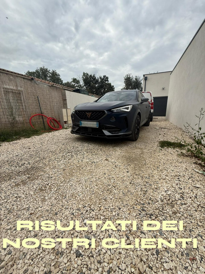 SPLITTER ADATTO PER CUPRA FORMENTOR 2020+ NERO LUCIDO DESIGN SPORTIVO