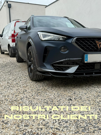 SPLITTER ADATTO PER CUPRA FORMENTOR 2020+ NERO LUCIDO DESIGN SPORTIVO