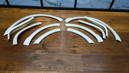 💎EXTENDED FENDERS SUITABLE FOR VW TOUAREG 2006-2010 LOOK R50 RAW💎