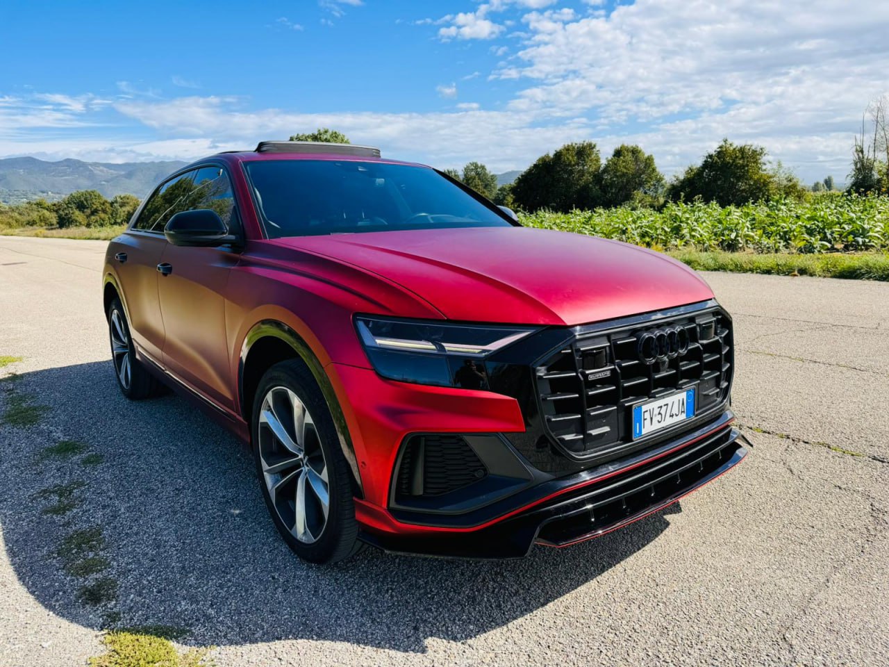 ✨✨SPLITTER NERO LUCIDO ADATTO PER AUDI Q8 2018-2024 S-line SQ8 ✨✨