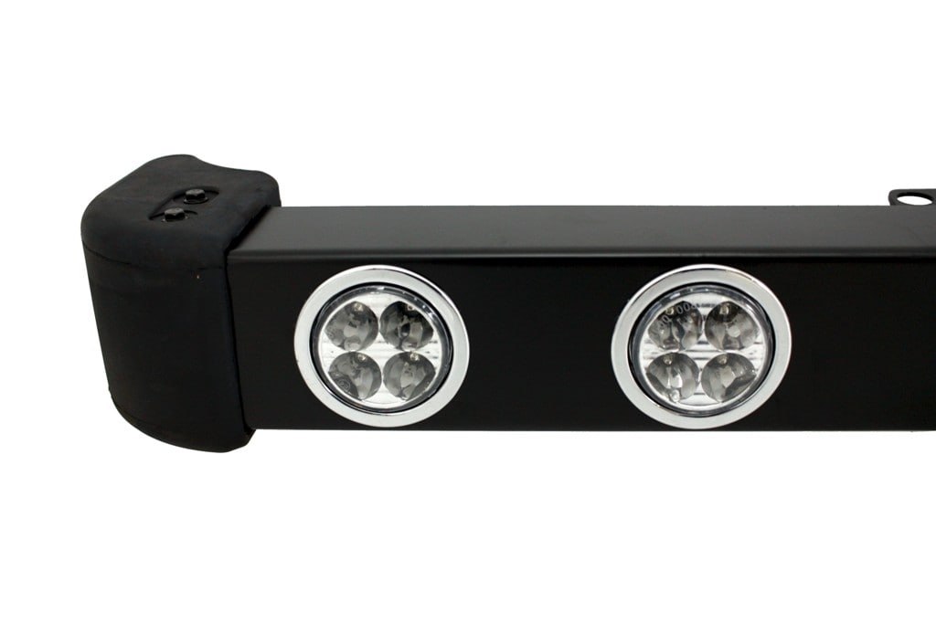 💎PARAURTI ANTERIORE ADATTO PER DEFENDER 1990-2016 CON LED DRL💎
