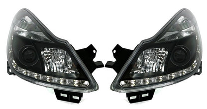 ✨Black LED Design Daytime Running Light Headlights Suitable for Opel Corsa D✨