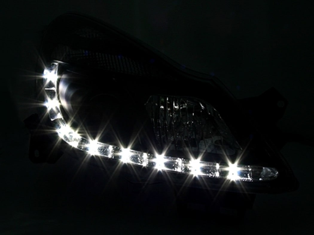 ✨Black LED Design Daytime Running Light Headlights Suitable for Opel Corsa D✨